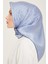 Geometrik Desenli Twill İpek Eşarp 24Ya9113 35 35 3