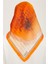 Turuncu Çiçek Desen Sura İpek Eşarp 9100 - 31 4
