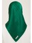 Benetton Yeşil Çizgili Degrade Desen Tivil İpek Eşarp 9150 - 84 4
