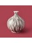 Deco Elegant Curves Vazo - Siyah / Beyaz - 28 cm 1