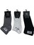 3'lü Lastiksiz Tiyabet Bambu Erkek Patik Çorap Asorti 40-44 1