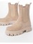 FZ-299 Bej Süet Yüksek Tabanlı Lastikli Günlük Kadın Bot 3