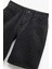 Taş Detaylı Cepli Pamuklu Straight Fit Jean Kapri Şort 3