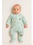2'li Bebek Tulum Zıbın Takımı | Pamuklu Uzun Kollu Ayaklı Tulum | Unisex Yenidoğan Set 3