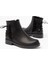 165-209 Siyah Arka Bağcık Aksesuarlı Fermuarlı Günlük Kadın Bot 3