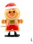 L Tarzı Noel Saatli Sarılar Zıplamalı Yürüyen Oyuncaklar Noel Baba Noel Adam Noel Geyiği Sarılar Çocuk Bebek Komik Hediye (Yurt Dışından) 1
