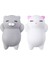 Yama Rengi Stili Oyuncak Squishy Kedi Seti 2 Adet Yumuşak Silikon Kawaii Kediler Üst Giderici Duyusal Hediye Benzersiz Çocuklar ve Yetişkinler Genç Kız Erkek (Yurt Dışından) 2