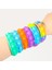 Mor Tarzı Fidget Oyuncak Bileklik Itme Kabarcık Dimple Sıkıştırma Silikon Toplayıcı Düğme Dokunmatik Hediye Için Duyusal Squishy Yetişkin Çocuklar Için (Yurt Dışından) 3