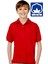 Erkek Çocuk %100 Pamuklu Polo Yaka T-Shirt Günlük ve Okul Uniforma Okul T-Shirt 5