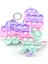 Çizelge 6 Stiline Bakın Küçük Sıkıştırılabilir Anahtarlık Popet Fidget Oyuncak Squishy Giderici Oyuncaklar Yetişkin Çocuk Eğlenceli Pop Fidget Oyuncakları (Yurt Dışından) 3