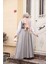 Jile Elbise Gri Tesettür Ikili Takım 30284GR 4