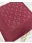 Elegans Monogram Eşarp - 1090750 -942 Koyu Bordo 2