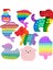 19-1pc Tarzı Patlama Kabarcıklı Duyusal Pop Fidget Oyuncak Kutusu Sıkıştırılabilir Figet Oyuncaklar Yetişkin Çocuk Eğlenceli Pop Fidget Oyuncaklar (Yurt Dışından) 5