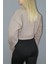 Baskılı Crop Sweat Taba - 211.502. 2