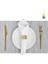 Pvc Bambu Deseni Luterslin Placemat, Üst Düzey Isı Yalıtım Paspası, Su Geçirmez ve Yağ Geçirmez Placemat, 6 Adet (Yurt Dışından) 1