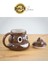 Özel Üretim Poo Kaka Emoji Kupa Bardak Esprili Eğlenceli Kapaklı Komik Karikatür Gülücük 3D Seramik 3