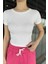Kadın Bisiklet Yaka Taşlı Kaşkorse Bluz P-00016076 3