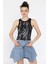 Kadın Işıltılı Sıfır Kol Kaşkorse Bluz P-00016079 1