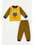 Happy Bee Sarı Siyah Çizgili Erkek Çocuk Pijama Takımı | Pamuklu Uzun Kollu Takım Arı Temalı 4