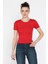 Kadın Bisiklet Yaka Taşlı Kaşkorse Bluz P-00016076 1