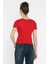 Kadın Bisiklet Yaka Taşlı Kaşkorse Bluz P-00016076 4