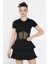Kadın Bisiklet Yaka Tüllü Kaşkorse Bluz P-00016074 2