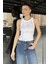 Kadın Işıltılı Sıfır Kol Kaşkorse Bluz P-00016079 1