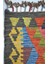 Yün Iplikten El Dokuma Renkli Afgan Yolluk Kilim 62 x 166 cm (1.03 M²) 2