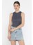 Kadın Bisiklet Yaka Parçalı Likralı Bluz P-00016047 2