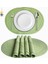 6 Adet Pamuk Iplik Oval Placemat Rami Isı Yalıtım Paspası Anti- Tencere Paspası Noel Yaratıcı El Dokuma Dekoratif Paspası (Yurt Dışından) 1
