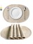6 Adet Pamuk Iplik Oval Placemat Rami Isı Yalıtım Paspası Anti- Tencere Paspası Noel Yaratıcı El Dokuma Dekoratif Paspası (Yurt Dışından) 1