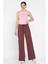 Kadın Bel Bağlamalı Likralı Kumaş Pantolon P-00016037 1
