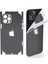 Iphone 16 Pro Için 360 Full Arka Kaplama Koruma Sticker - 14 Farklı Renk- Koyu Gri 1