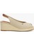 Kadın Canvas Slingback Espadril Sandalet 1