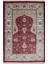 Bambu Iplikten Dokuma Parlak Tuşeli Krem ve Kırmızı Renk Mihraplı Seccade (83 x 125 cm ) 1