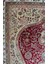 Bambu Iplikten Dokuma Parlak Tuşeli Krem ve Kırmızı Renk Mihraplı Seccade (83 x 125 cm ) 3