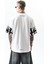 Erkek Orpheus Baskılı Oversize T-Shirt Beyaz 3