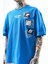 Erkek Low Vision Nakışlı Oversize T-Shirt Nefti 5