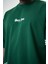 Erkek Sharp Pain Baskılı Oversize T-Shirt Nefti 5