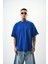 Erkek World Is Mine Baskılı Oversize T-Shirt Saks 2
