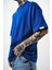 Erkek World Is Mine Baskılı Oversize T-Shirt Saks 5