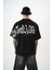 Erkek World Is Mine Baskılı Oversize T-Shirt Saks 1