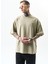 Erkek Respire Yazı Detaylı Oversize T-Shirt Küf 2