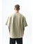 Erkek Respire Yazı Detaylı Oversize T-Shirt Küf 3