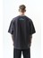 Erkek Unfortunately Baskılı Oversize T-Shirt Bej 3