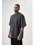 Erkek Da Vinci Baskılı Oversize T-Shirt Beyaz 3