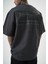 Erkek Da Vinci Baskılı Oversize T-Shirt Beyaz 4