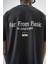 Erkek Far From Basic Baskılı Oversize T-Shirt Füme 4