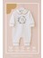 Babiesfirst kişiye Özel Nakışlı 4 Lü Yenidoğan Bebek Seti - %100 Pamuk Battaniye, Tulum, Şapka, Eldiven 4