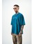 Erkek Divided Personas Baskılı Yıkamalı Oversize T-Shirt Bordo 3